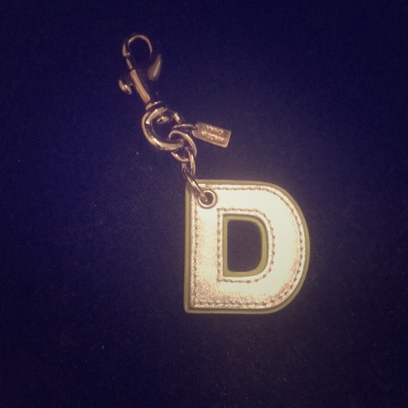 Reversible letter “D” Coach keyfob - Picture 1 of 2
